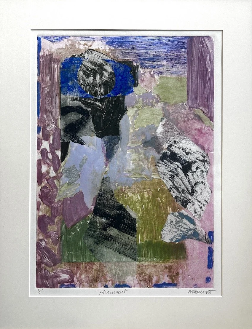 Monument, monotype, 40 x 55cm