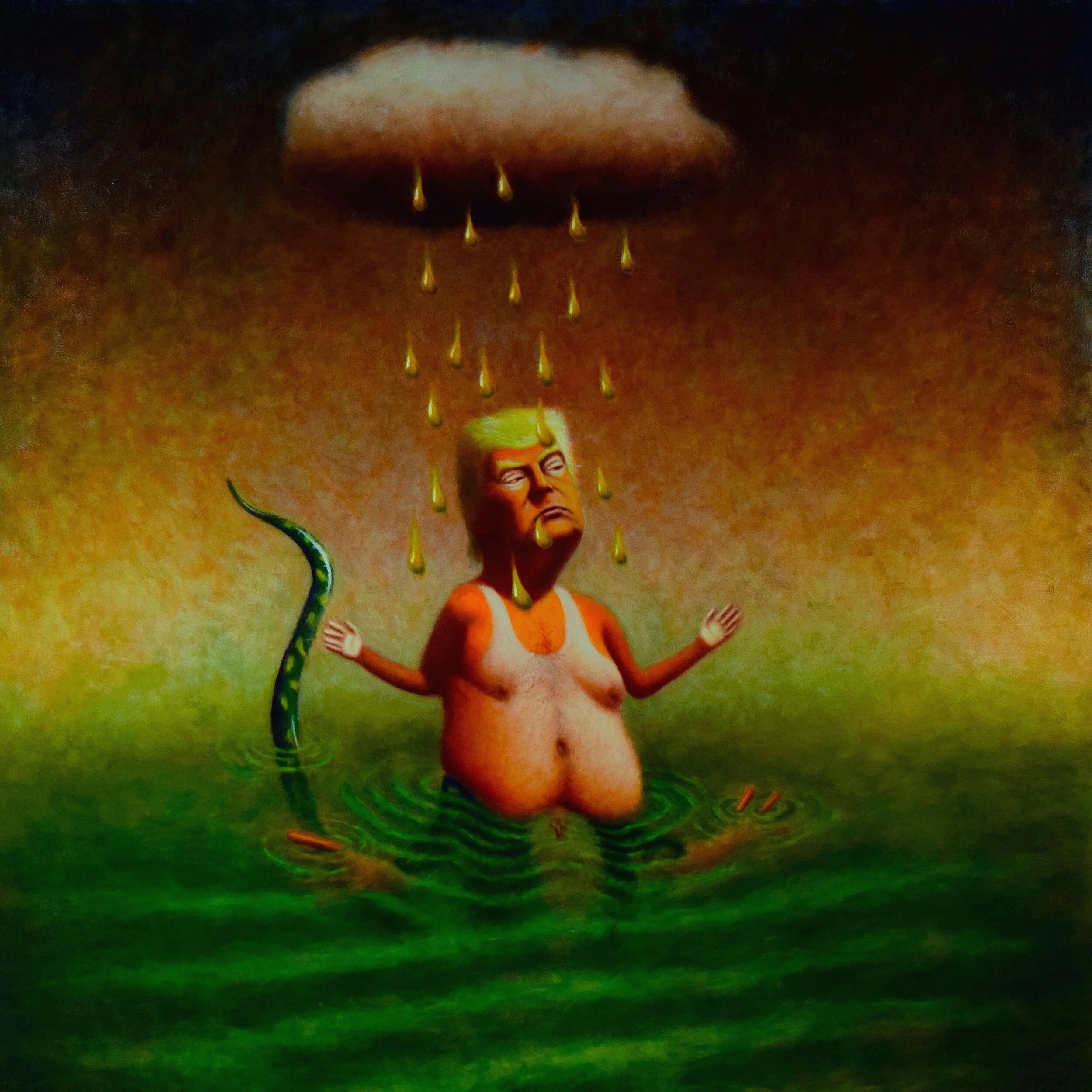 Donae 72"H X 72"W oil on canvas