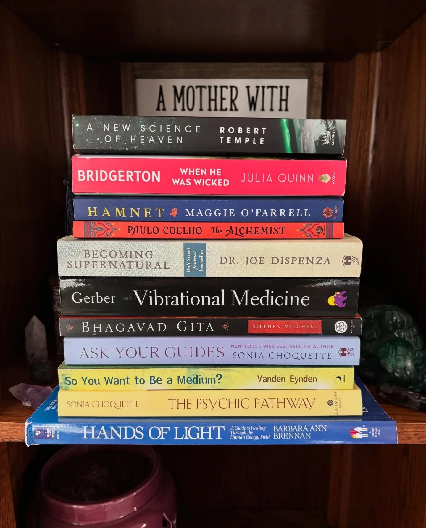 What are you reading at the moment? I&rsquo;m slooooowly working my way through these. 

#mysticalbooks #bookloversunite #thesmellofbooks #spiritualityandhealth #romancebooklover