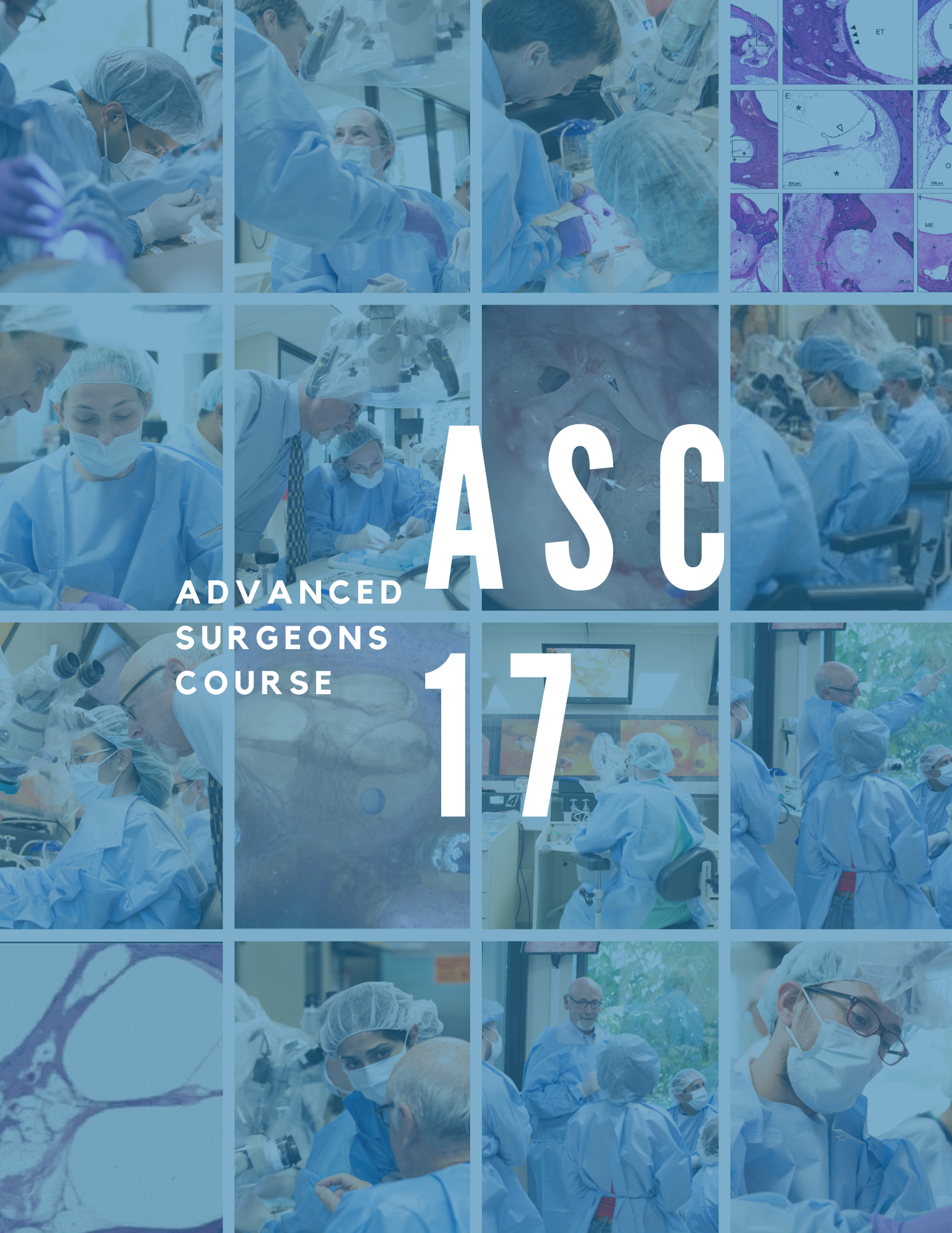 Advanced Surgeon's Course - ASC 17 - August 7- November 6, 2025; Temporal Bone Lab: December 15 - 17, 2025