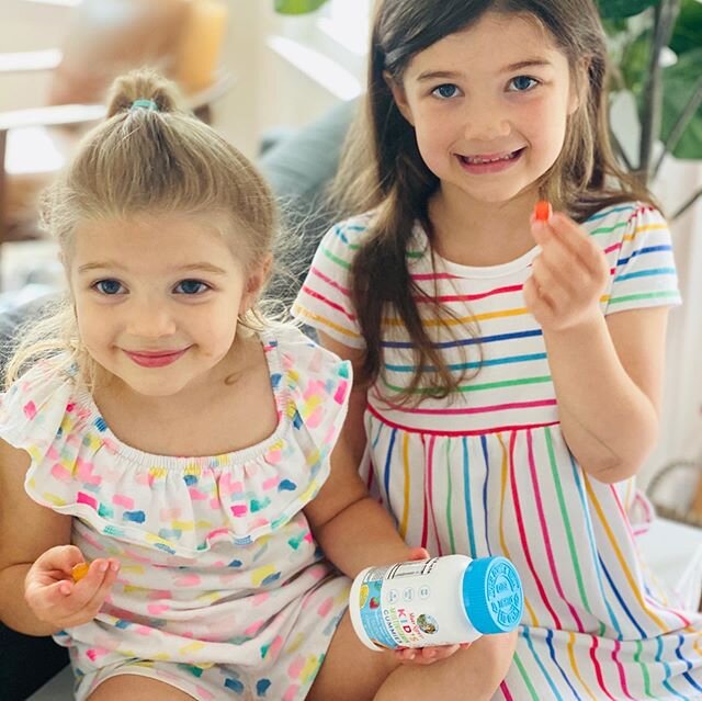 We have been using @maryruthorganics #ad products for months now and are officially hooked. The girls absolutely love the kids gummy multivitamin and look forward to their &ldquo;treat&rdquo; daily. Plus I love that they are organic, vegan, non-GMO a