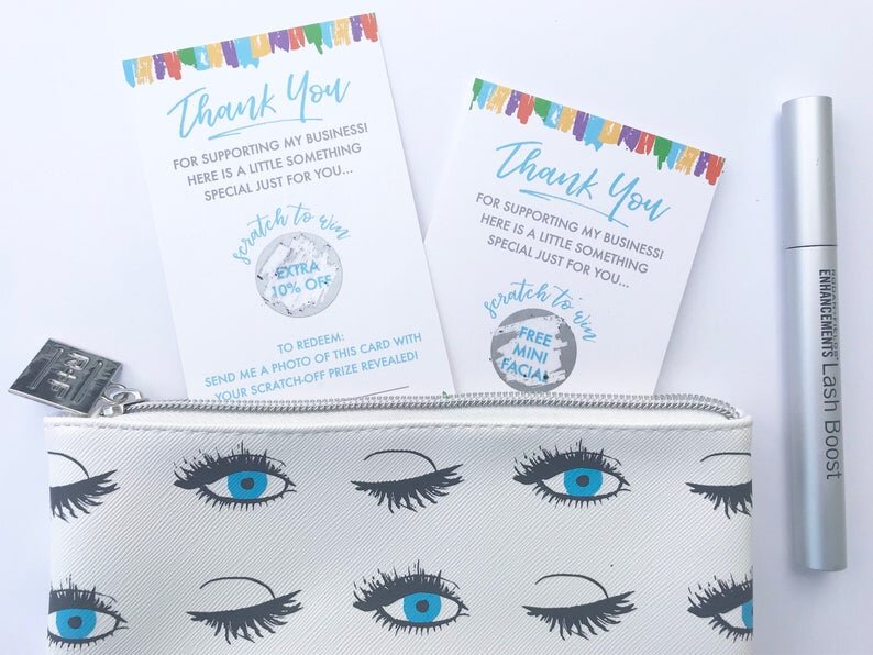 Rodan and Fields Scratch Off Cards for Promotion Rewards