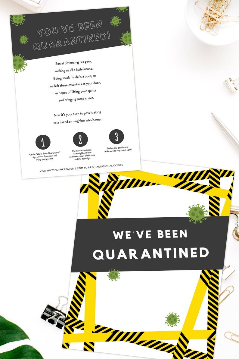 You've Been Quarantined Printable Digital Download