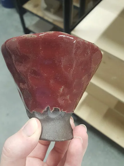 Raspberry and Chocolate Tea Cup