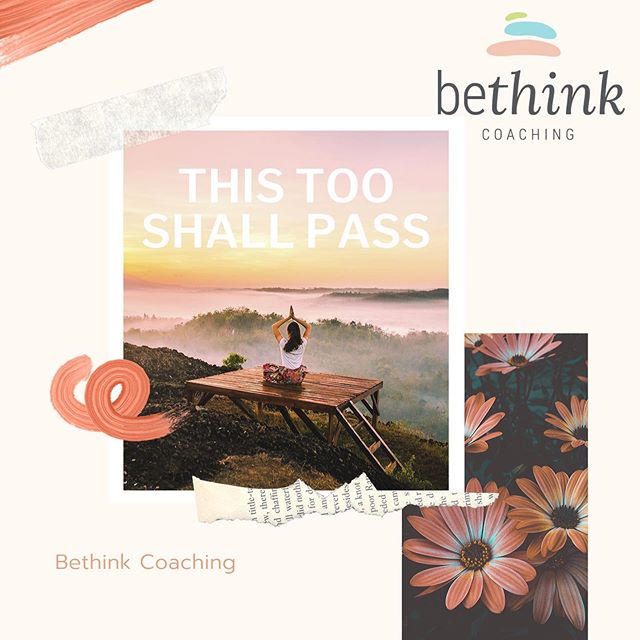 &bull; THIS TOO SHALL PASS &bull;

One #tip that I like to pass on to my clients, and something I think a lot of us are guilty of forgetting, is that everything is temporary. Every. Single. Thing. From health, to wealth, to weather.

Every state, emo