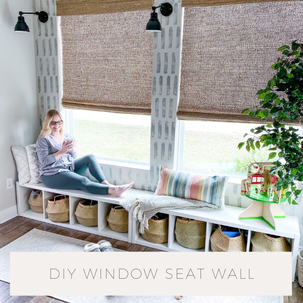 DIY Window Seat Wall 