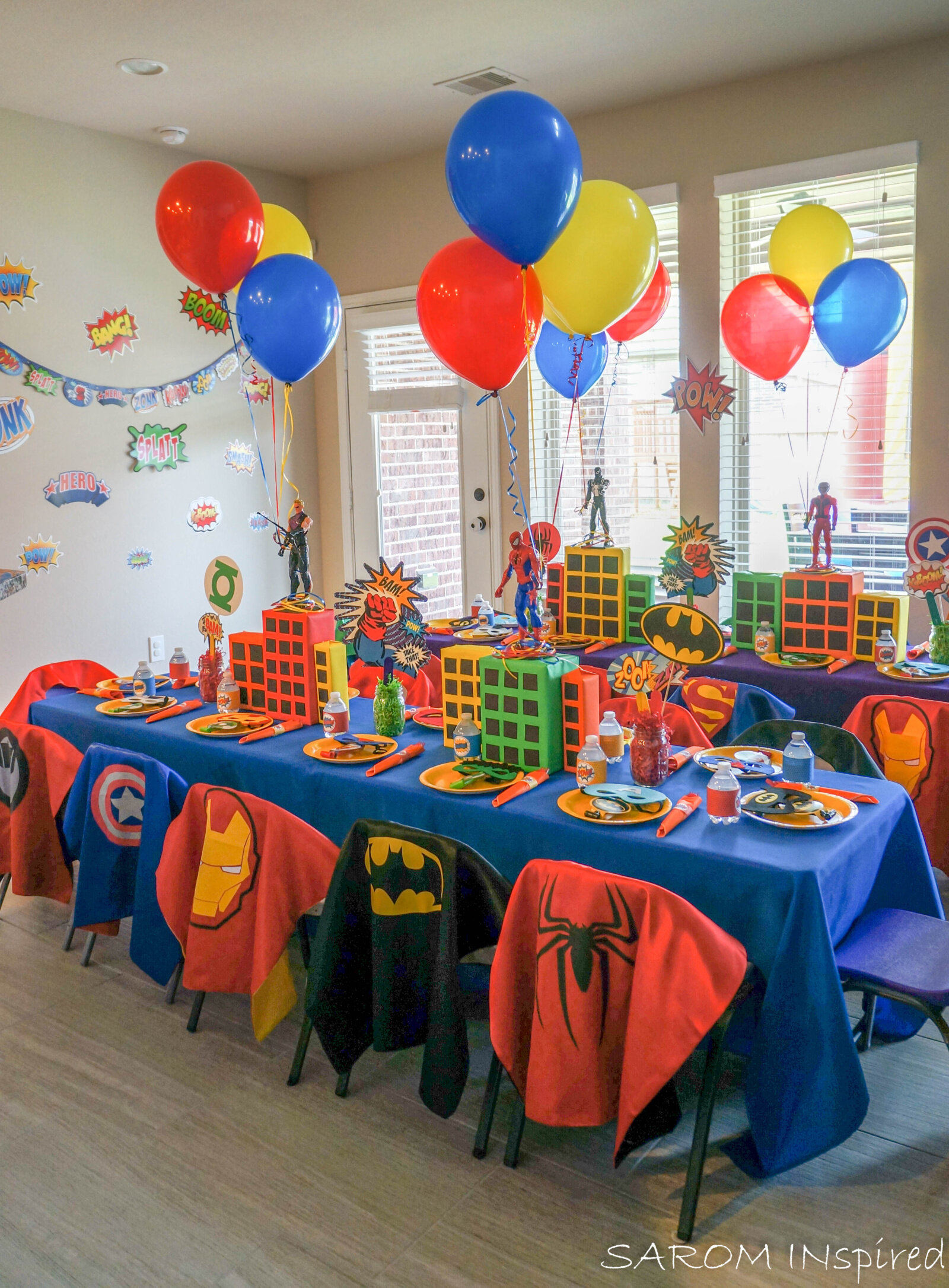 superhero birthday party 