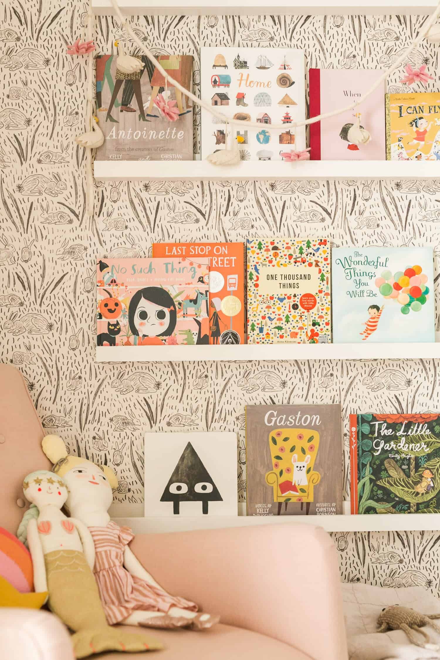 A Beautiful Mess Book Wall