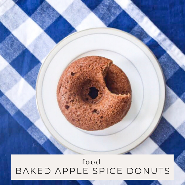 Baked Spiced Apple Donut