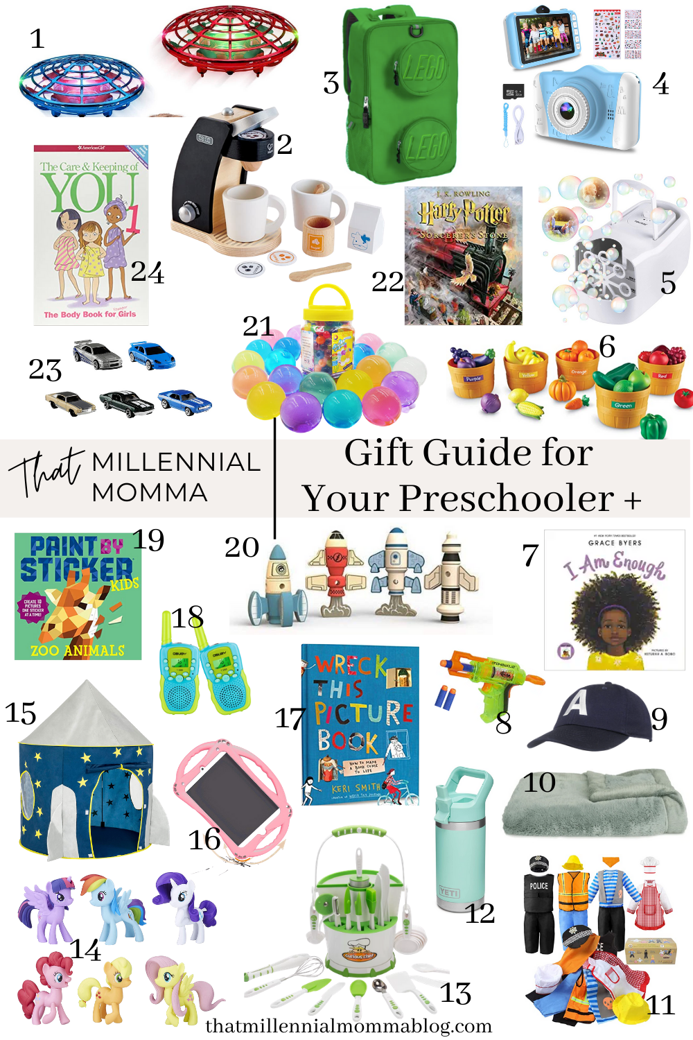 Gift Guide for Preschool Girls (Ages 3-5)