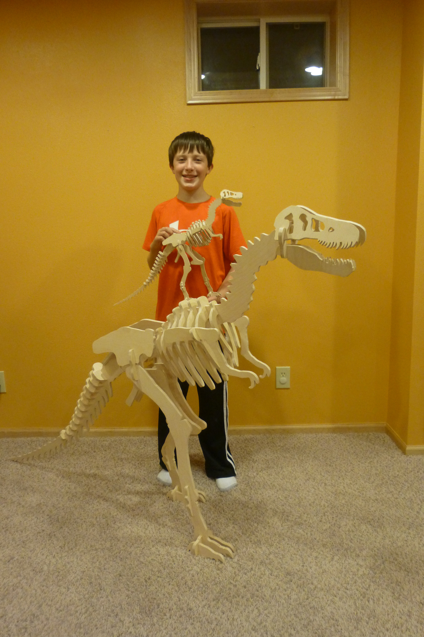 Large 3D Wooden Dinosaur Puzzle