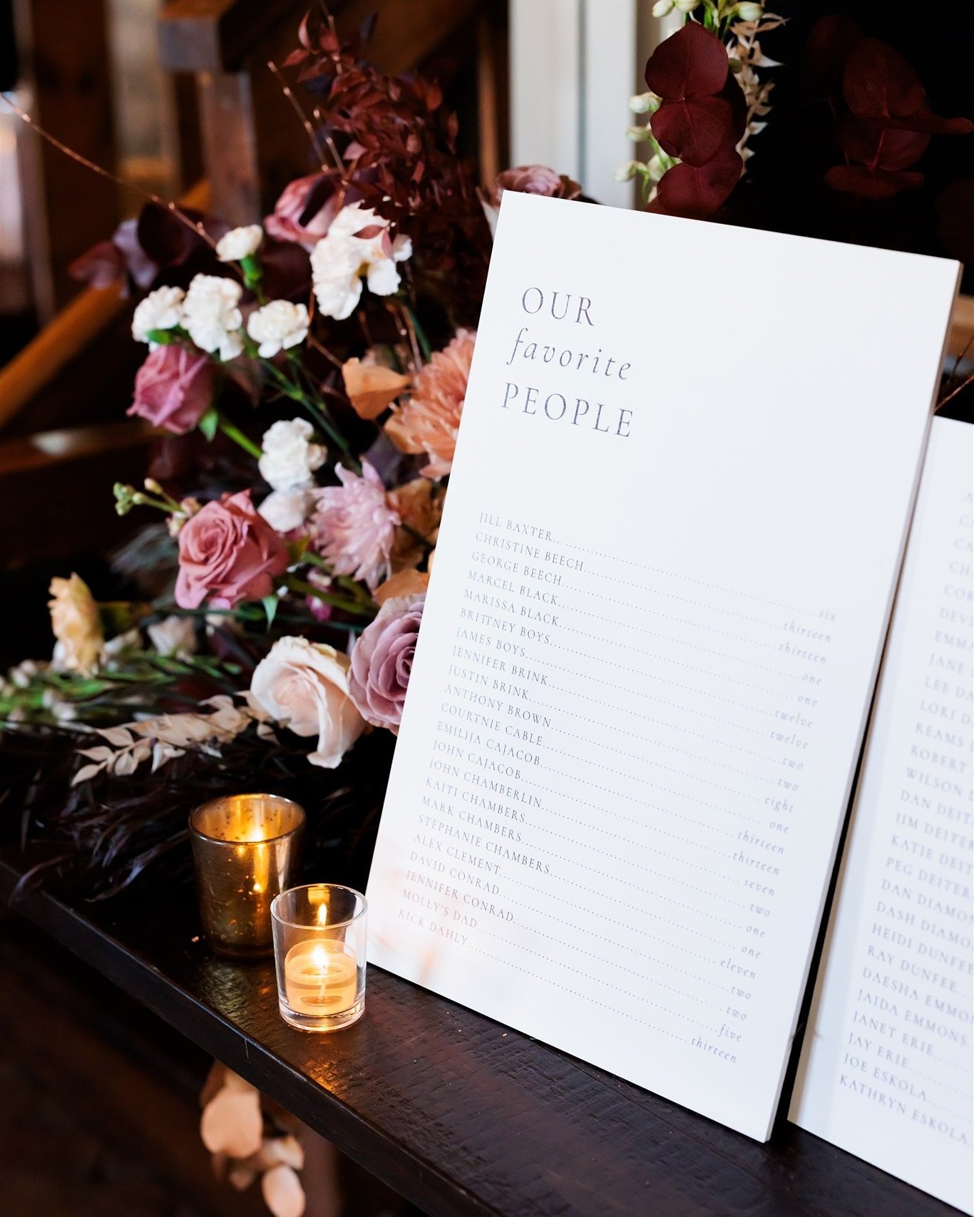 A seating chart, but make it cozy. Whether you opt for multiple panels for your seating chart like M+P did or go with a large installation is up to you. I&rsquo;m just hear to make it functional and beautiful 🤎

Photography @studiokh 
Venue @mayowoo