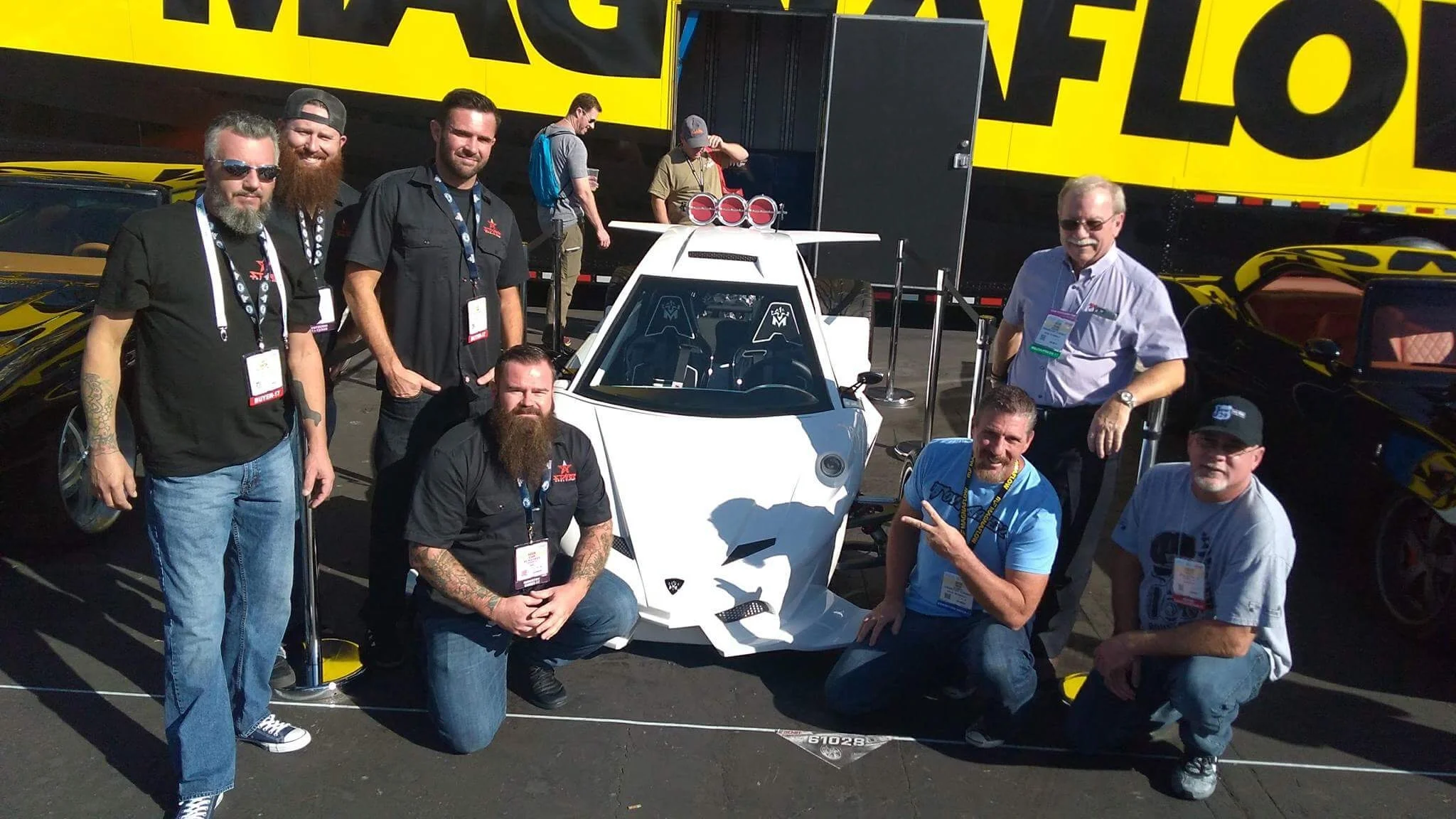  The Beast is a 1,000hp one-off mid-engine formula car that we worked on for an episode of the television show Toymakerz. We designed and built the front and rear wings, the side pods, the doors and the custom racing seats for the build. The base veh