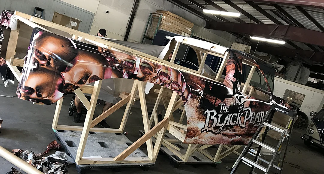 black pearl monster truck toy