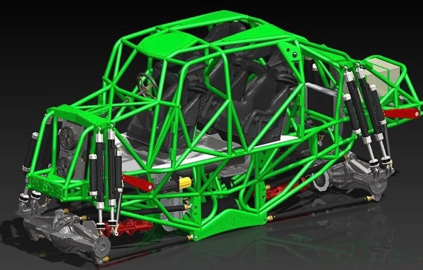 Frame design and fabrication by The Metal Shop