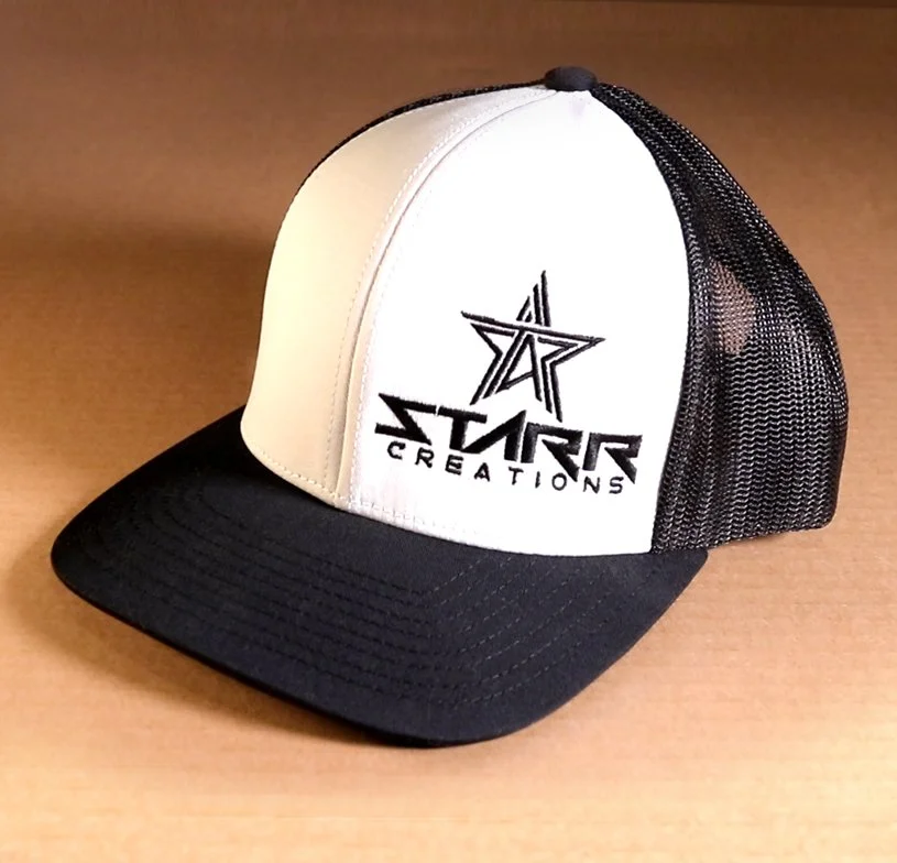 SC Logo - Trucker Snapback Cap - White/Black