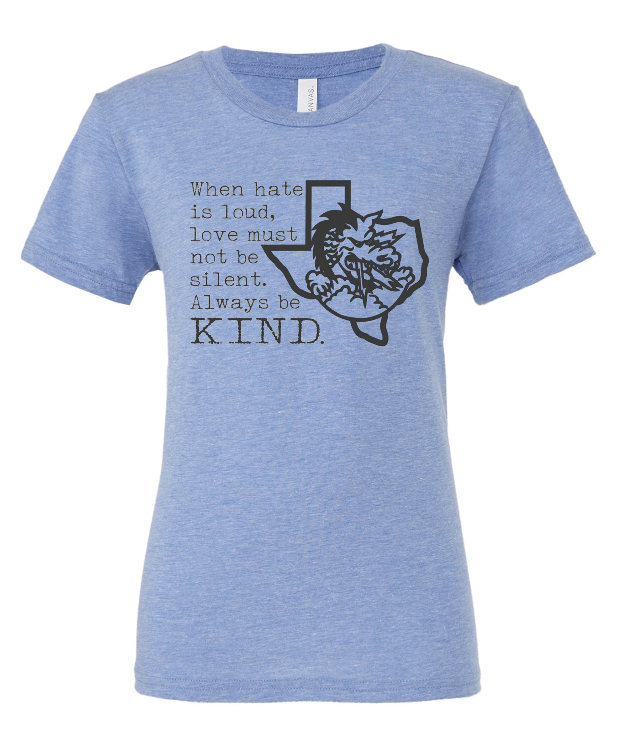 When Hate Is Loud, Love Must Not Be Silent ~ Tee  (Dragons Go Blue 10/13)
