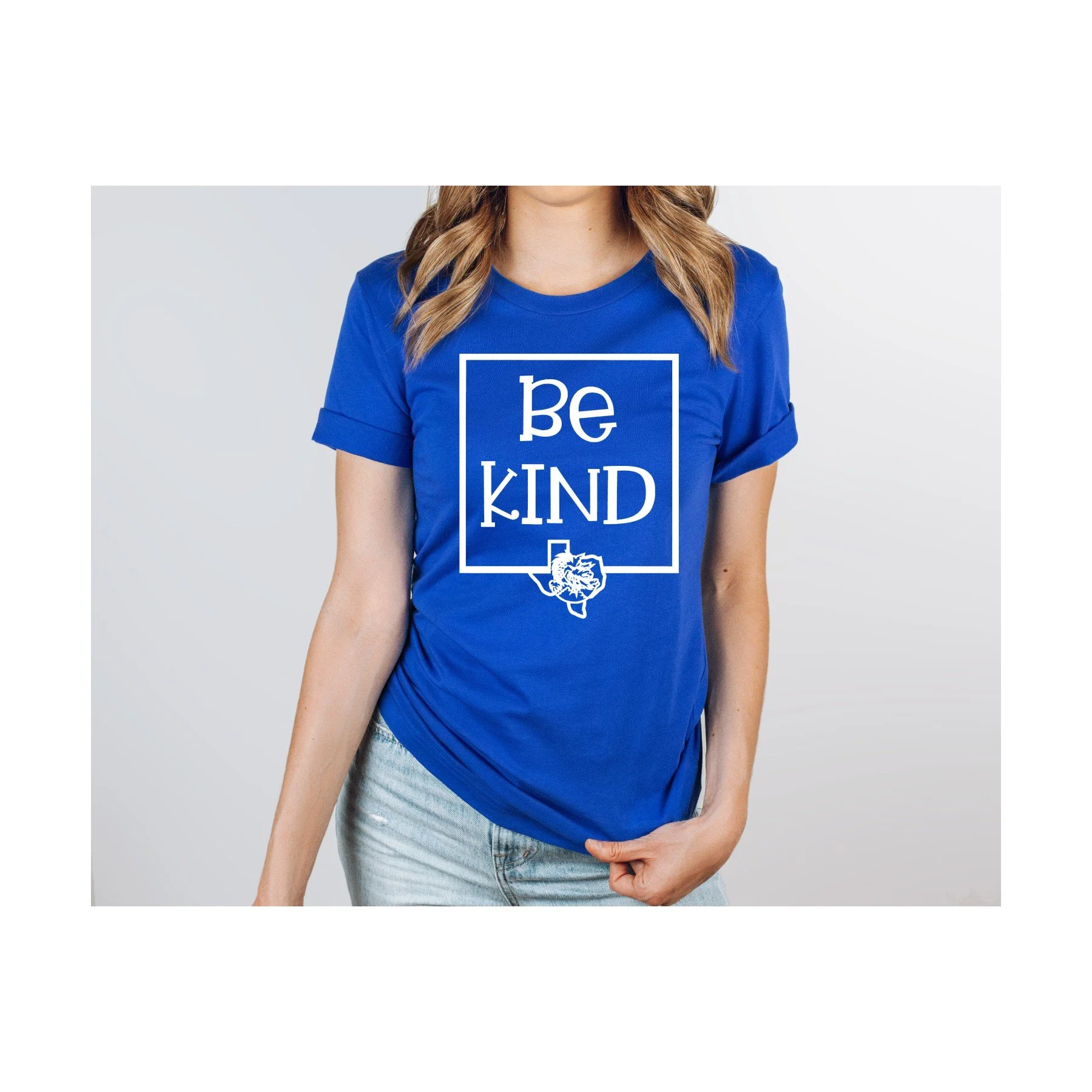 BE KIND ~ DRAGONS GO BLUE TEE