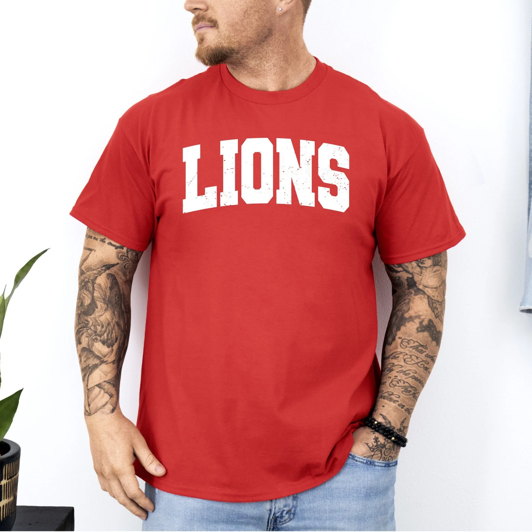 Lions white on red t shirt varsity .jpg
