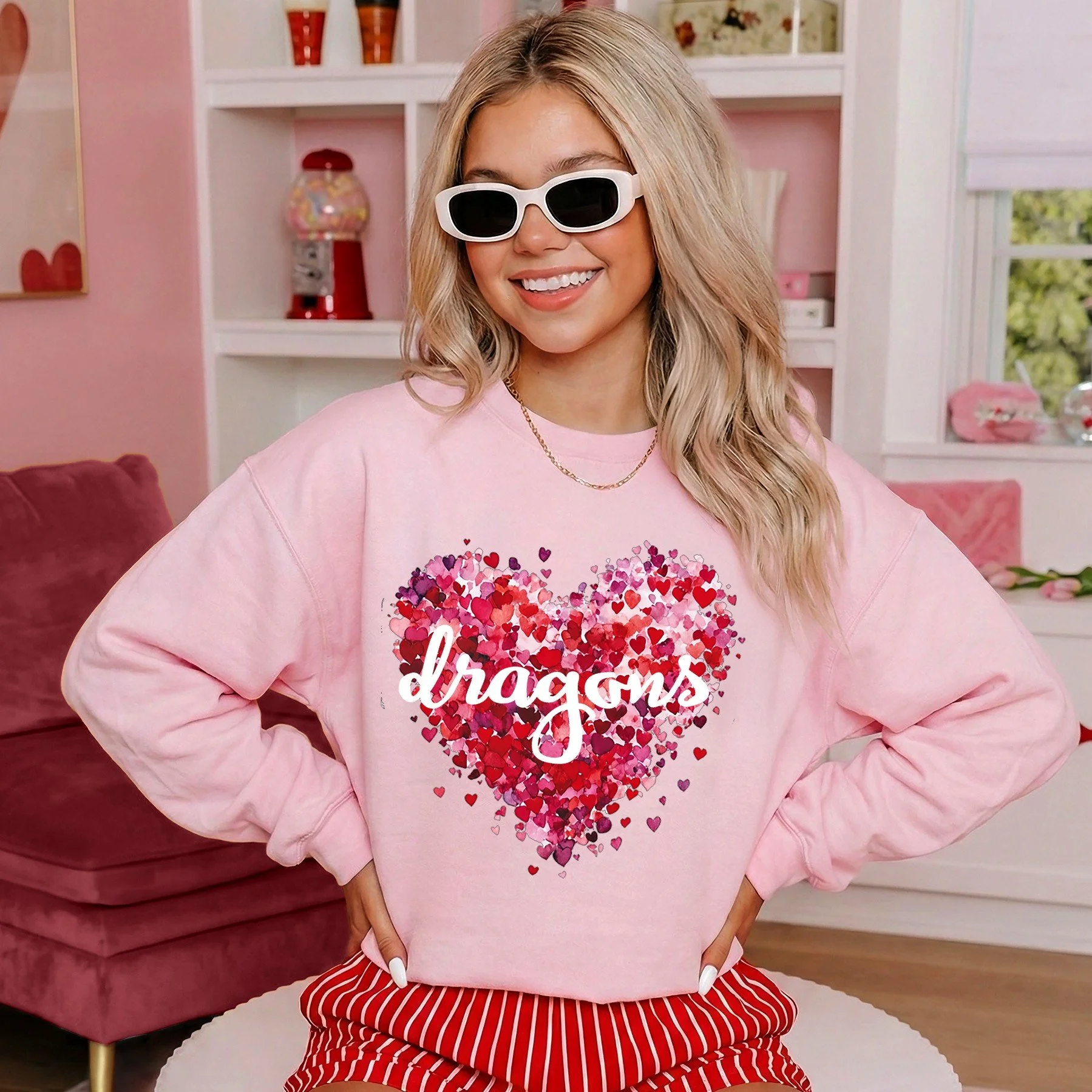 Dragons Valentine's Fleece