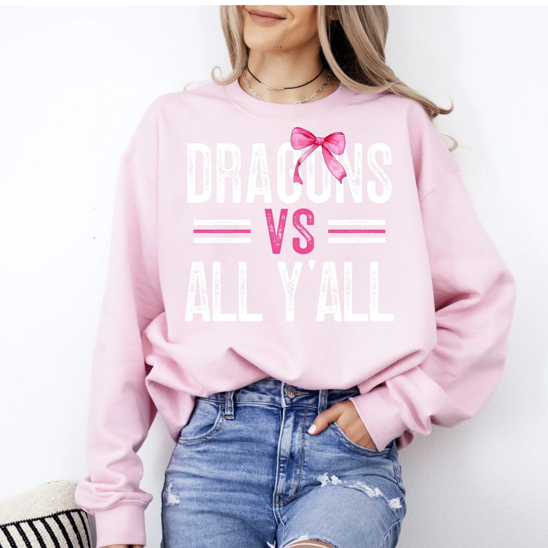 DRAGONS VS ALL Y'ALL (PINK OUT)