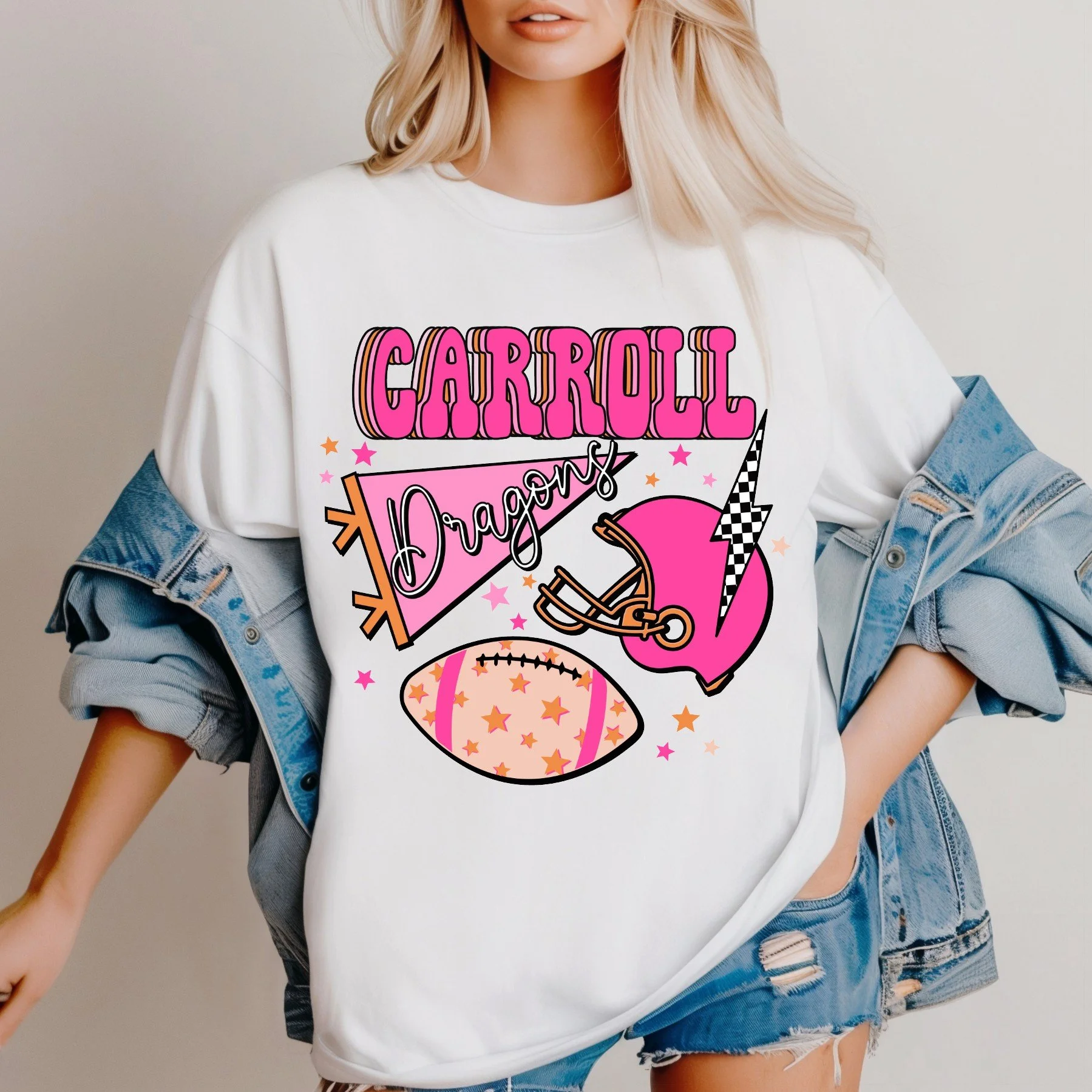 Carroll Dragons Fan Tee