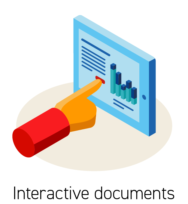 Interactive Document Icon