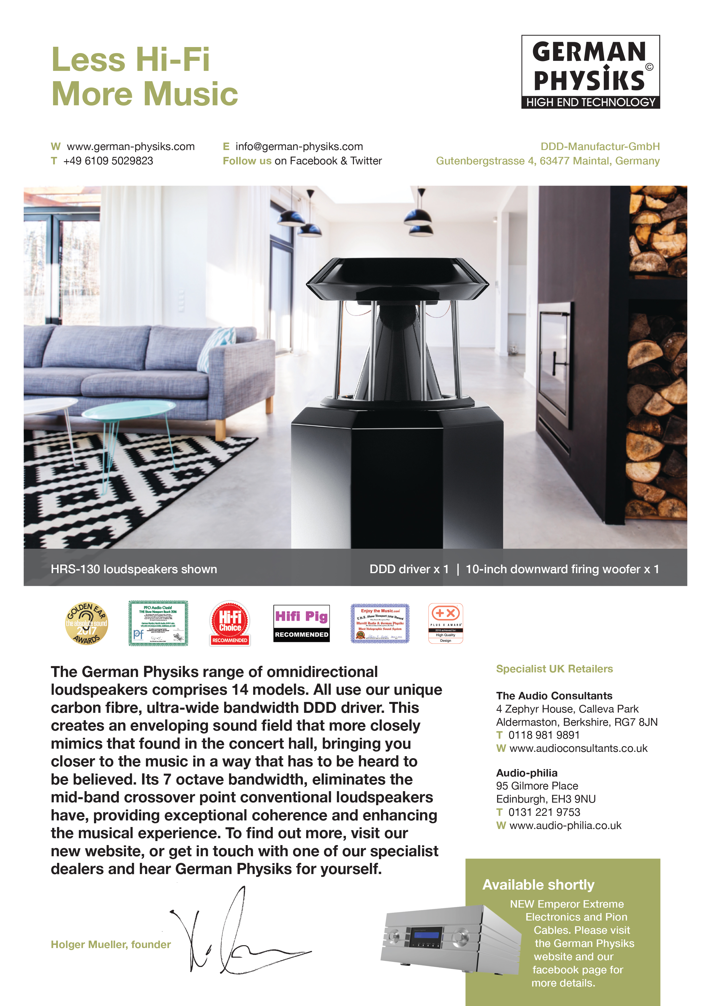 The first of our new lifestyle adverts