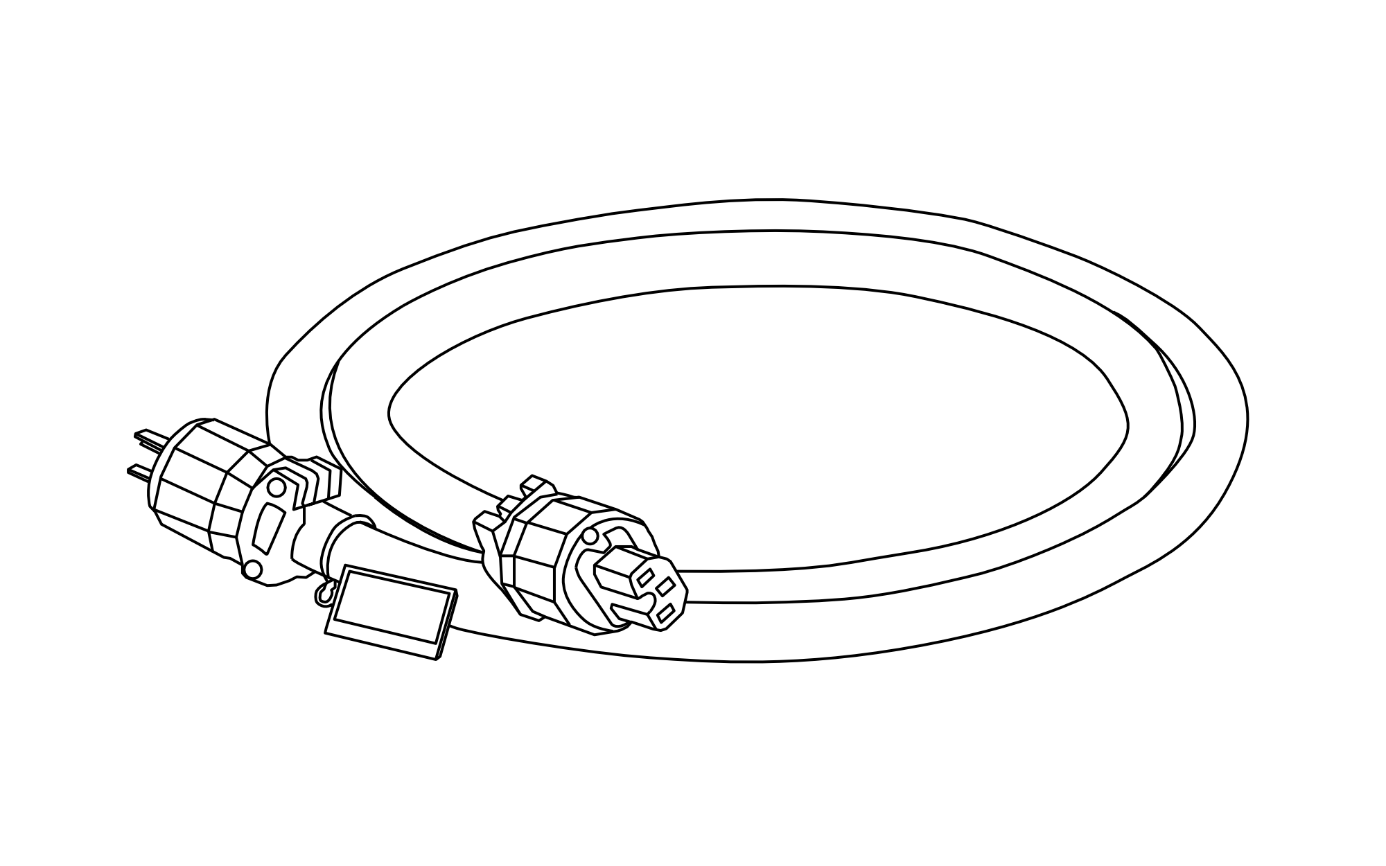 The German Physiks Pion N3 ZF power cable