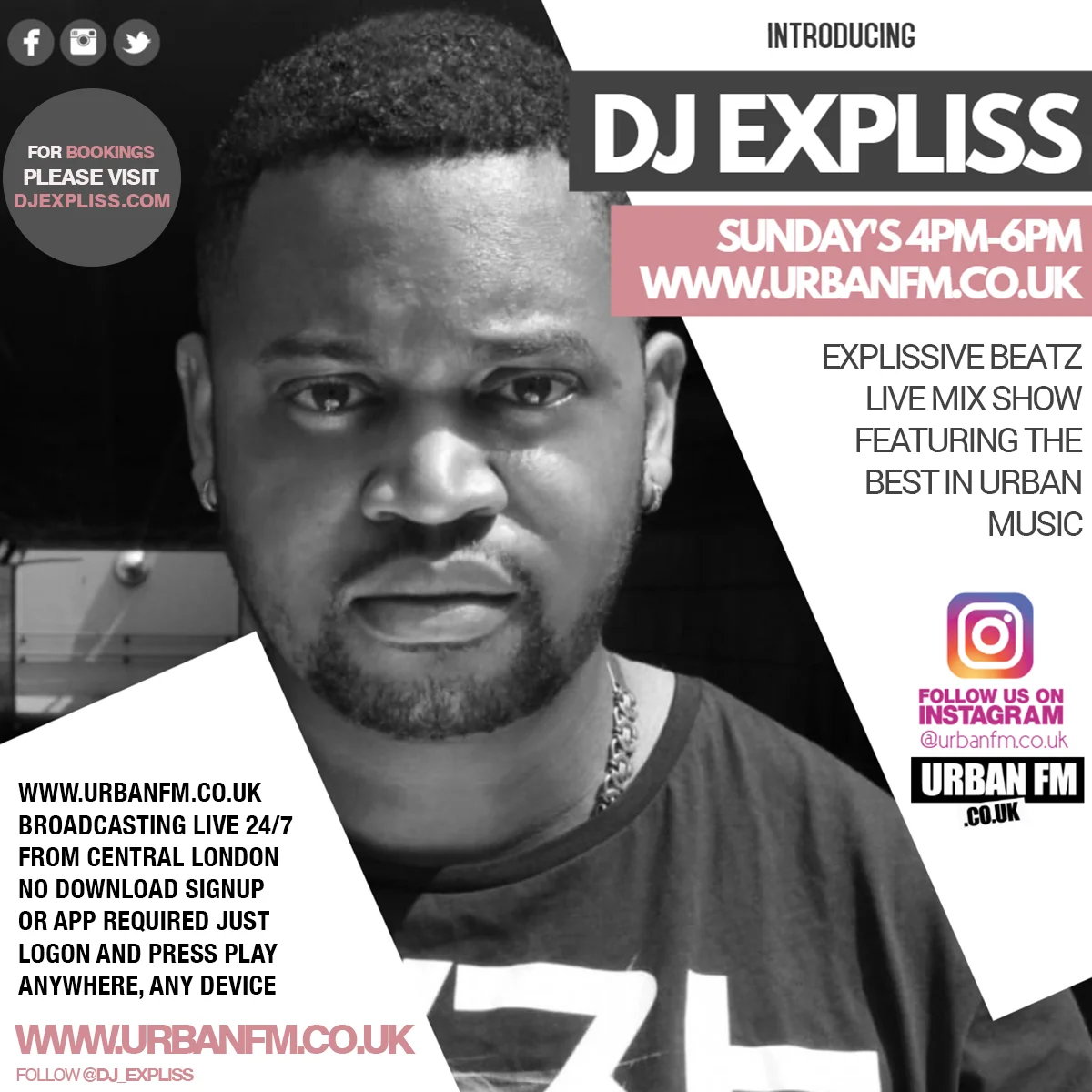Explissive Beatz LIVE @ 4pm Sunday