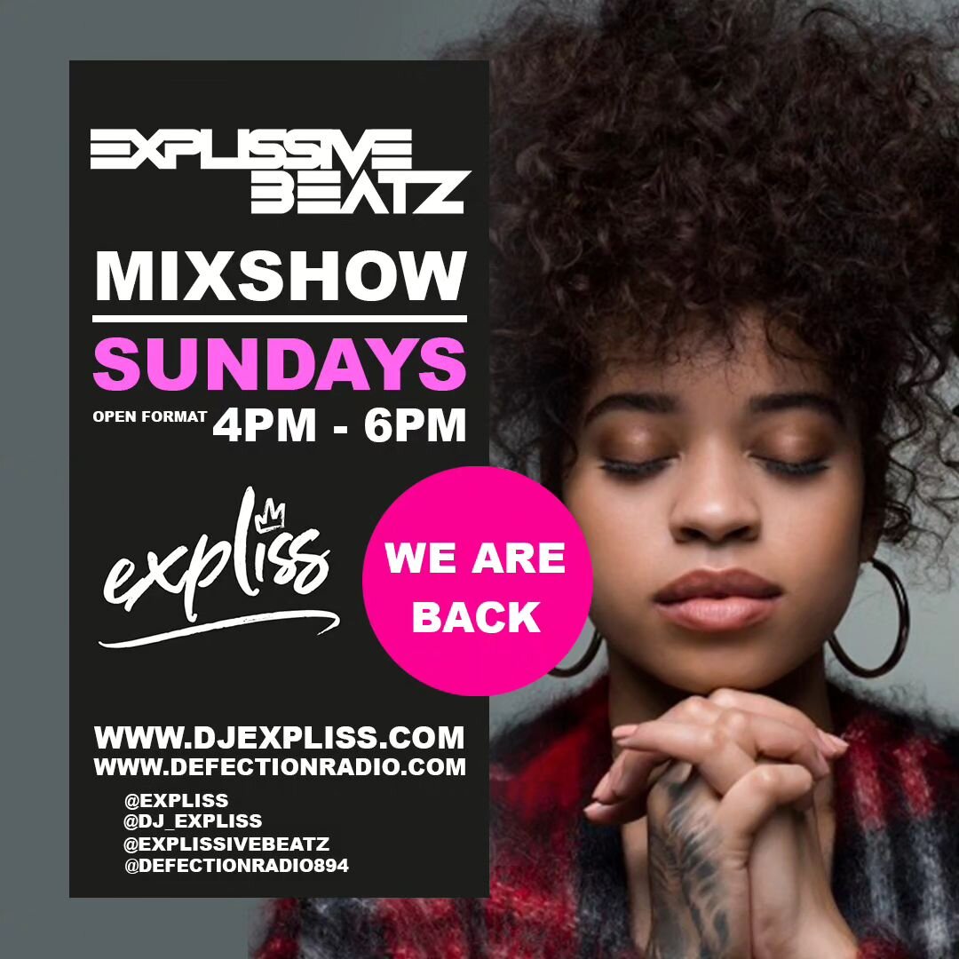 @expliss | @dj_expliss
hosting @explissivebeatz
10PM till 12AM (gmt) Mondays π₯
4PM till 6PM (gmt) Sundays π₯³
Let's Go π
Defection Radio β€οΈ
https://www.mixcloud.com/live/defectionradio/
#music #Monday #tunes #autumn #like #Sunday #mix #party #radi