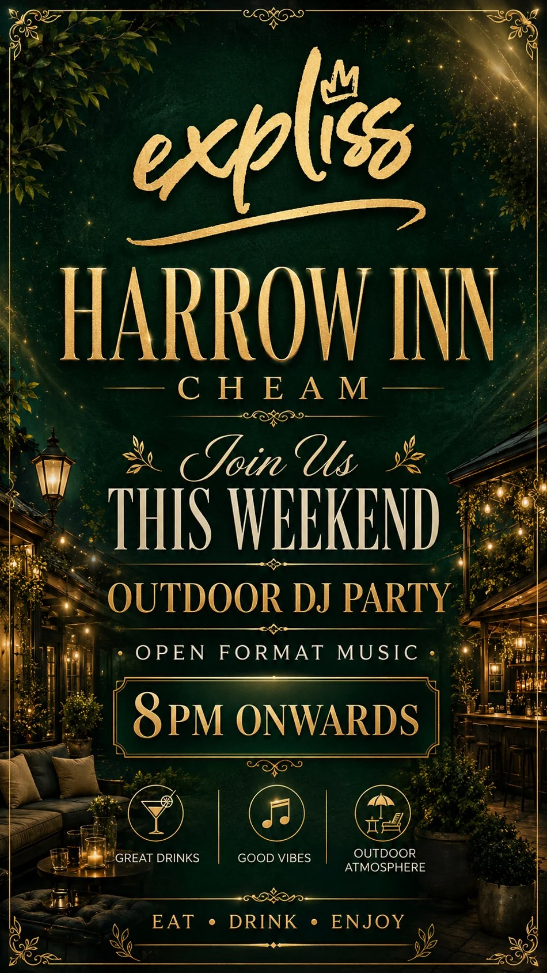 NOTHING BUT VIBES @ HARROW INN CHEAM
