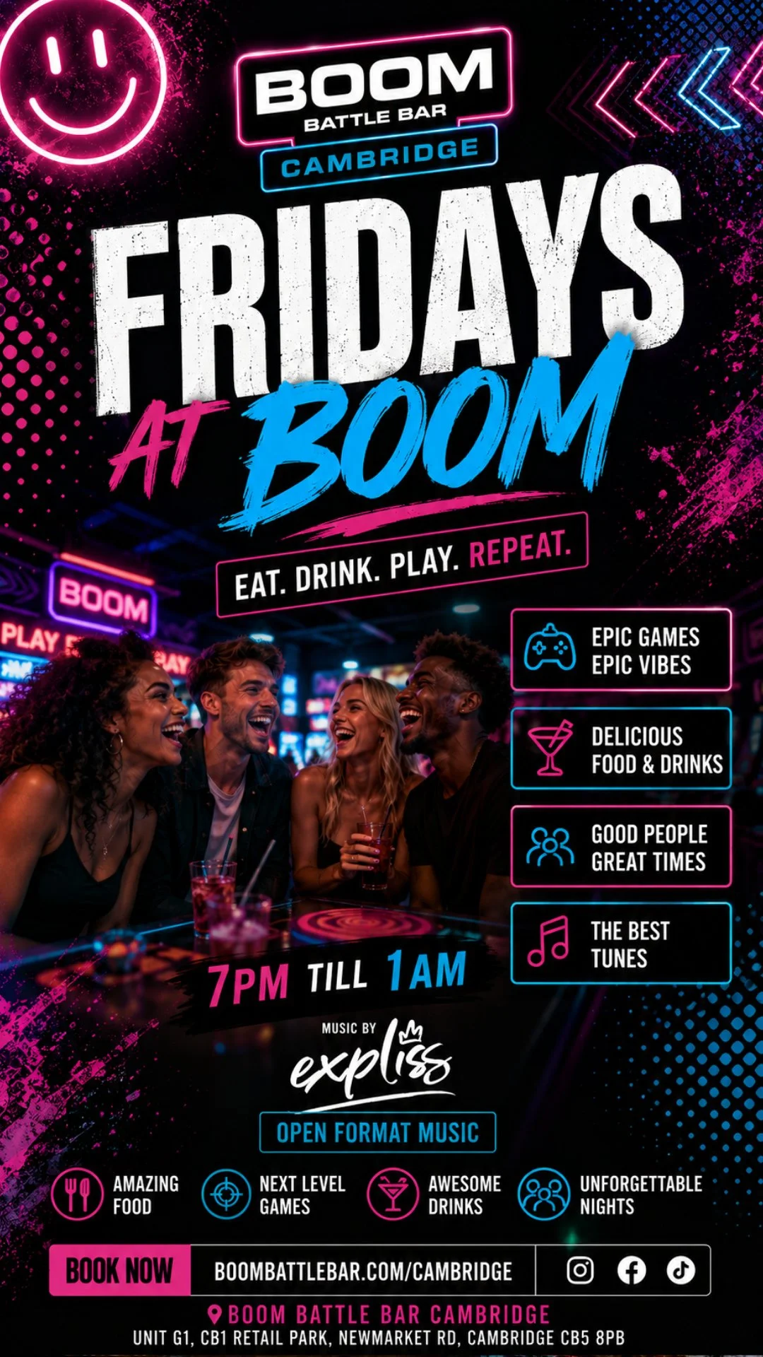 DJ EXPLISS @ BOOM BATTLE BAR CAMBRIDGE