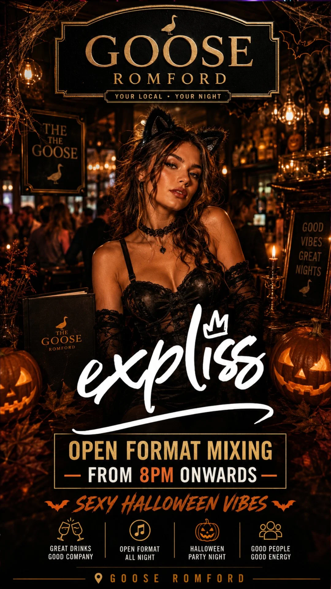 DJ EXPLISS @ GOOSE ROMFORD HALLOWEEN