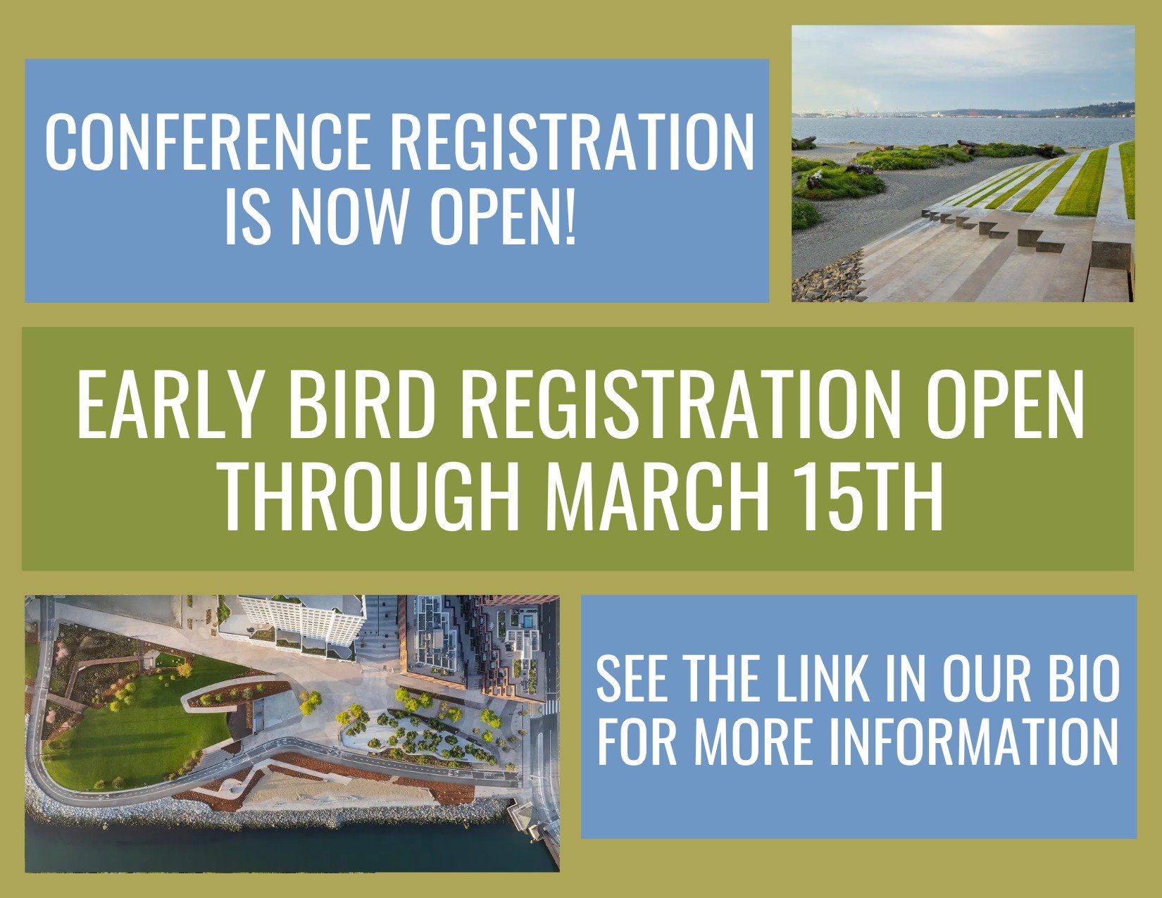Registration for the KY ASLA &amp; APA Conference is officially OPEN!

Secure your spot today and take advantage of Early Bird pricing available through March 15th. Don&rsquo;t miss your chance to be part of an incredible event filled with learning, 