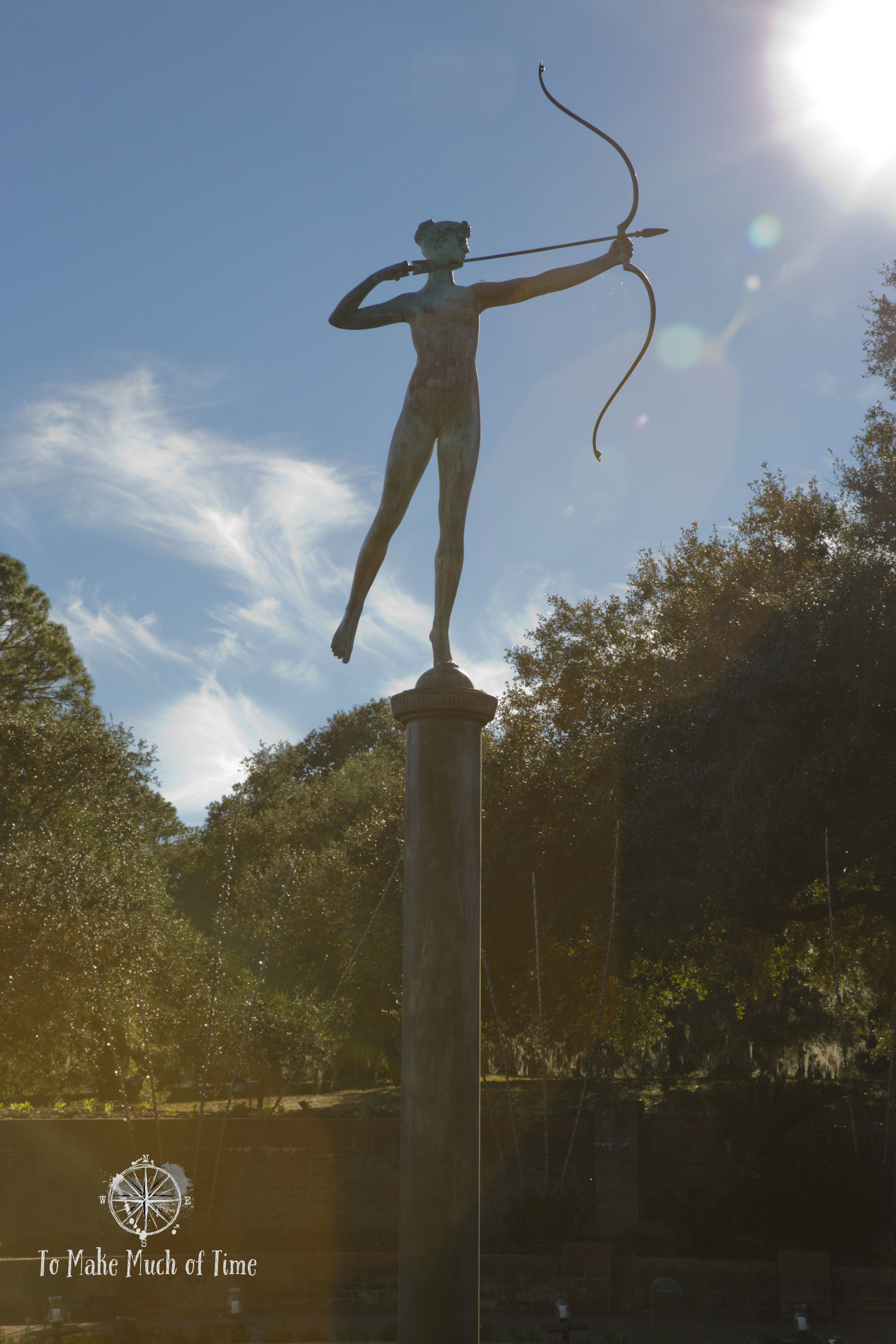 Brookgreen Gardens Archer Statue | South Carolina | To Make Much of Time