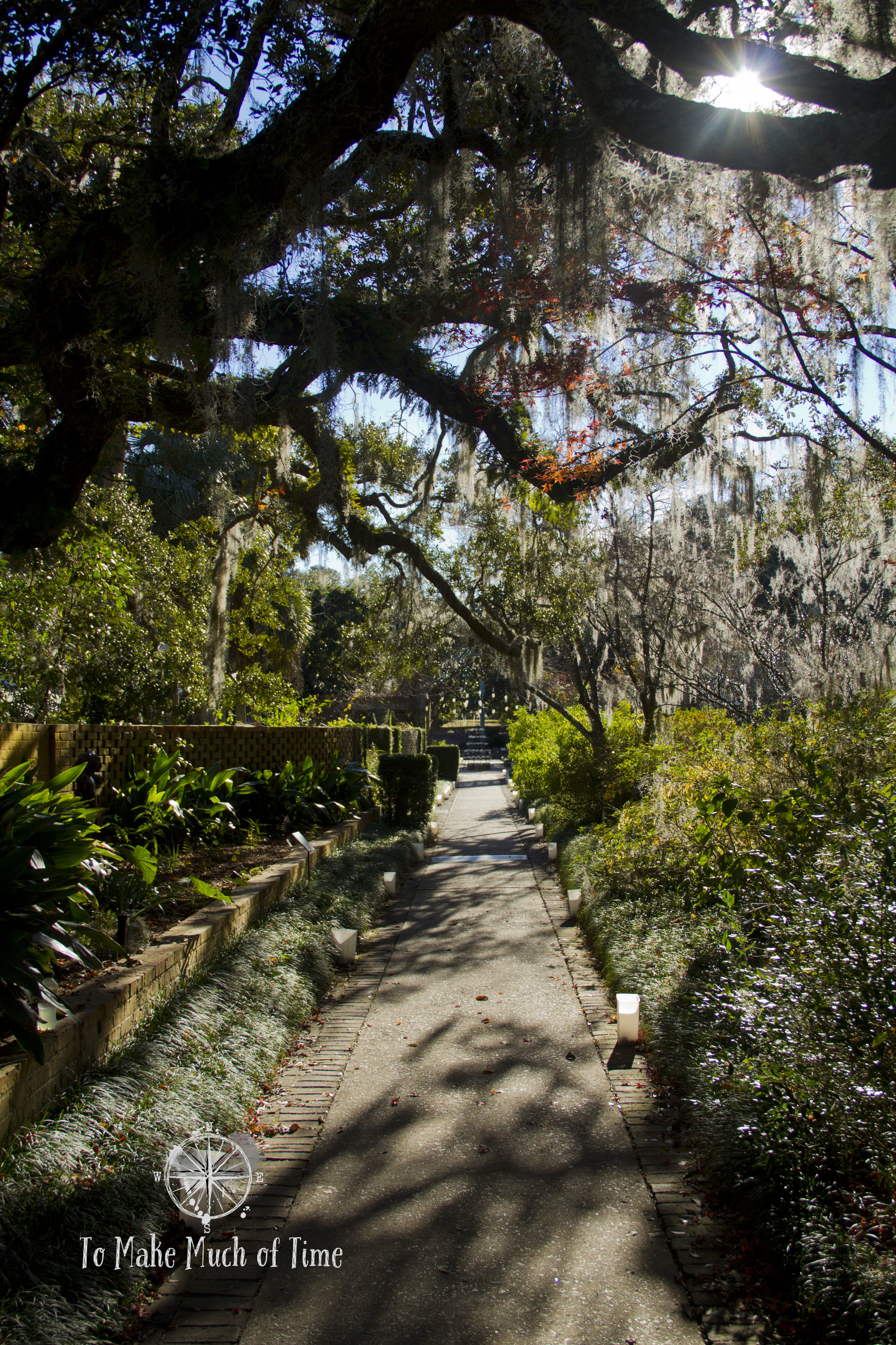 Brookgreen Gardens, garden path | South Carolina | To Make Much of Time