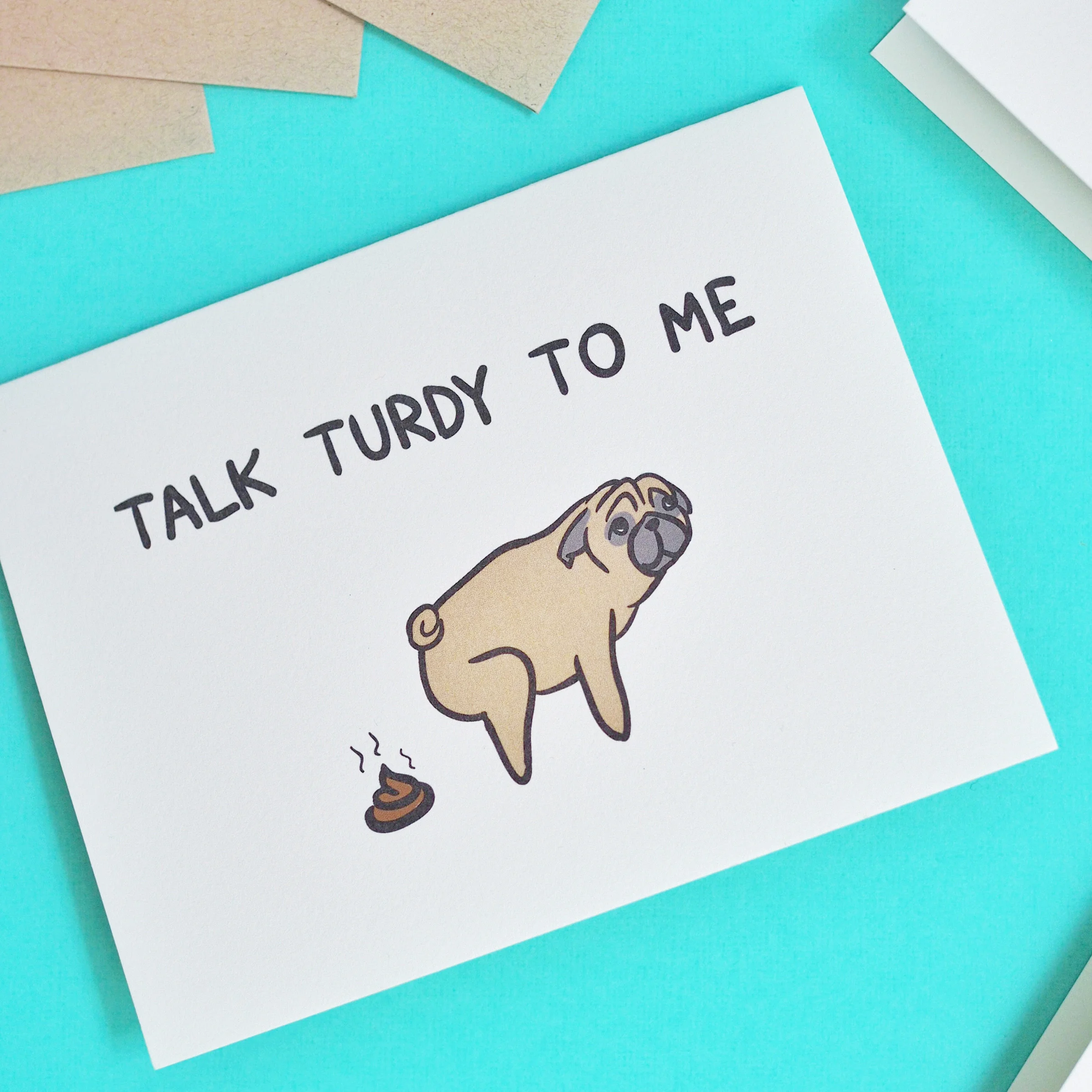 Talk Turdy to Me Greeting Card