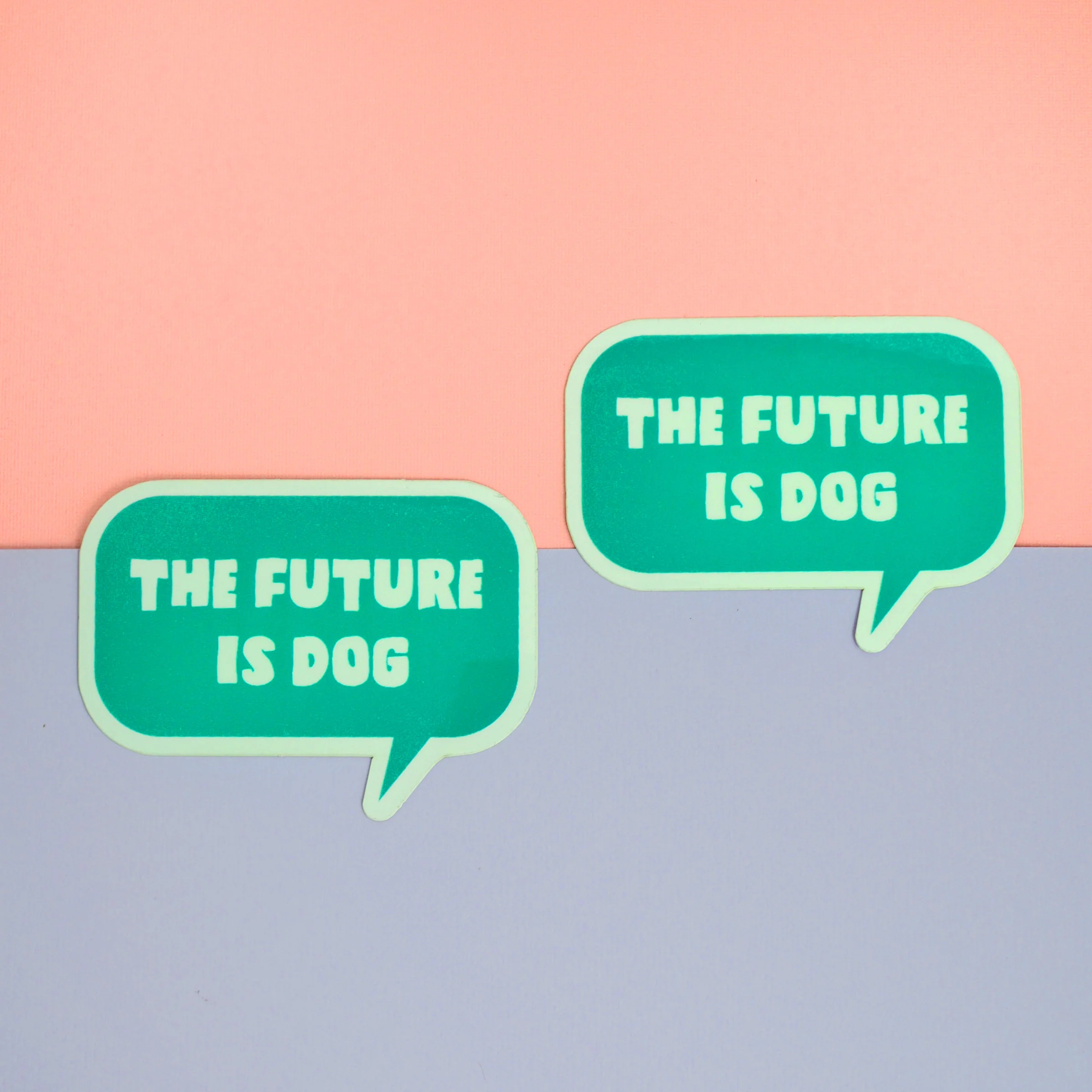 The Future is Dog Sticker