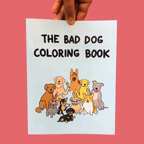 The Bad Dog Coloring Book