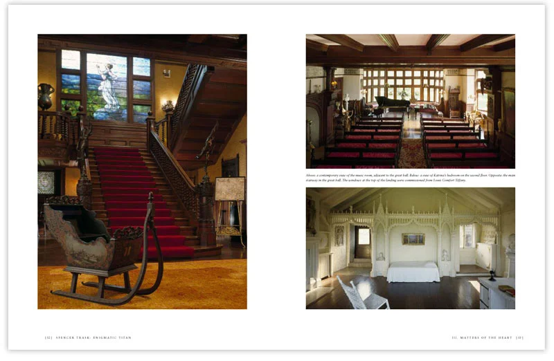 Spencer Trask biography sample photography spread
