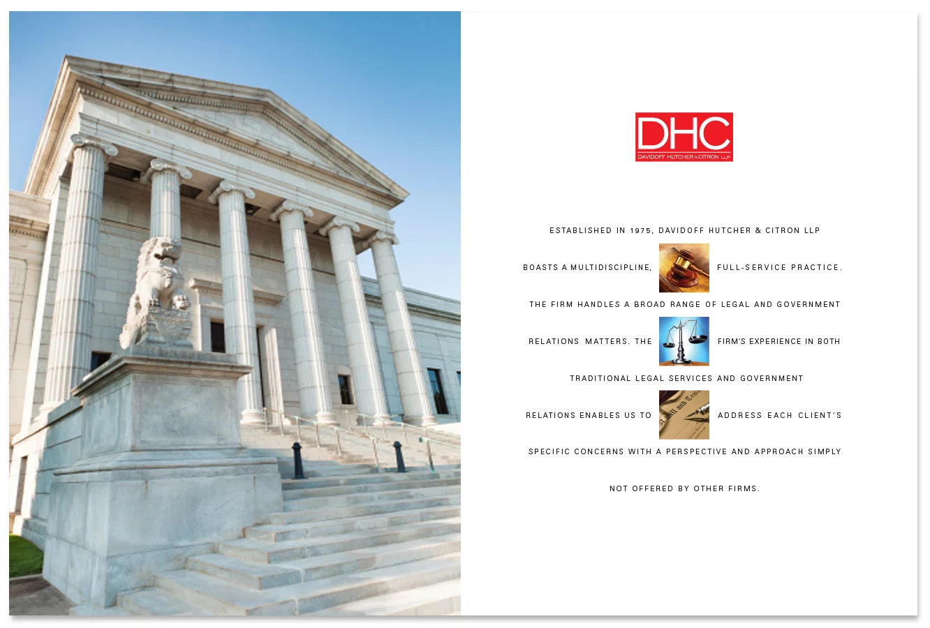 Title page - brochure interior page design