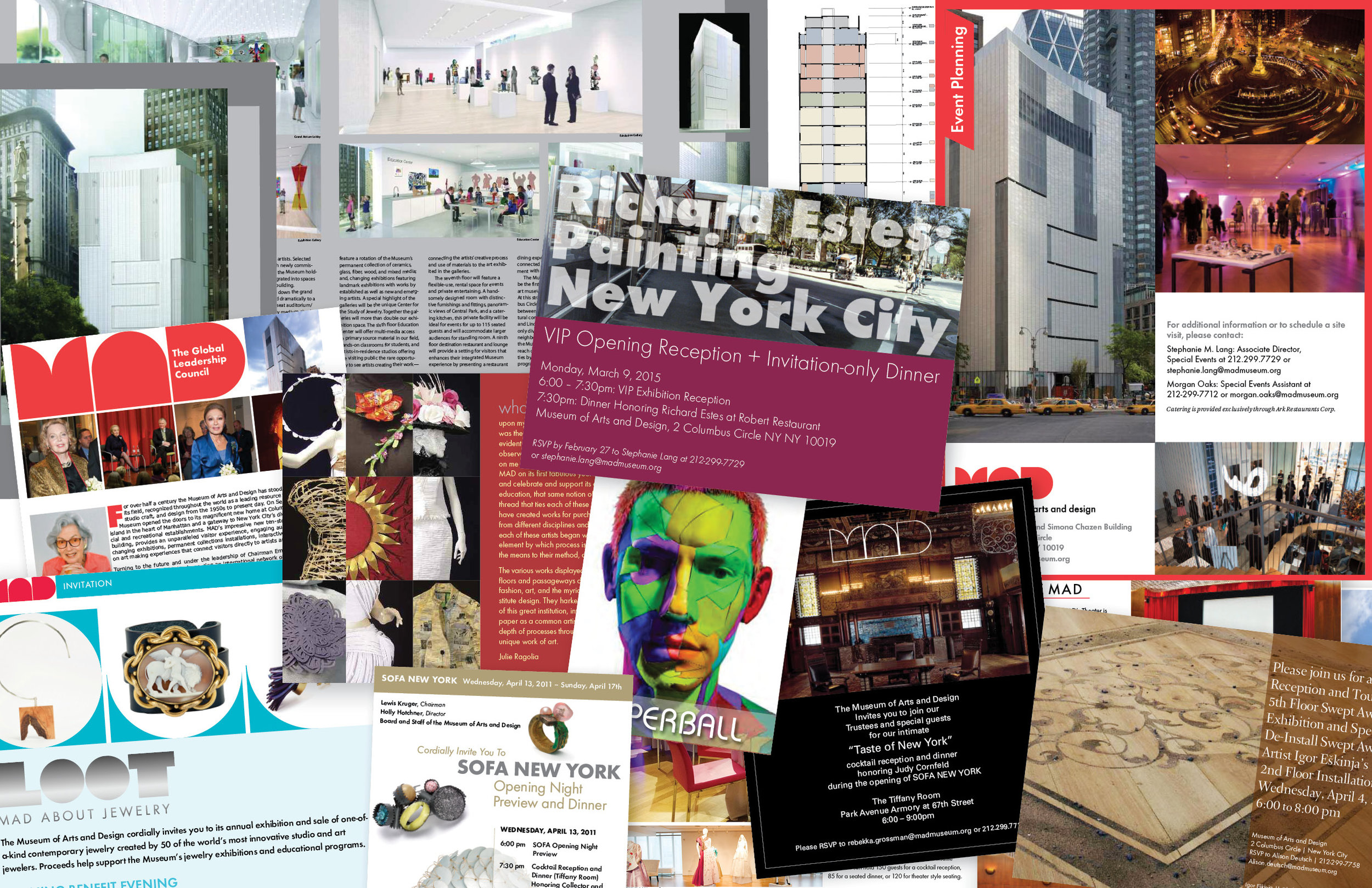 Museum of Arts and Design collateral
