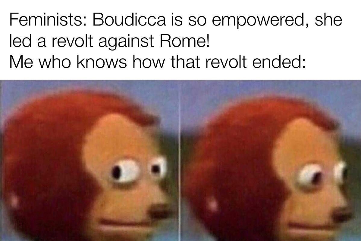 Brittons: tens of thousands of casualties. Romans: hundreds