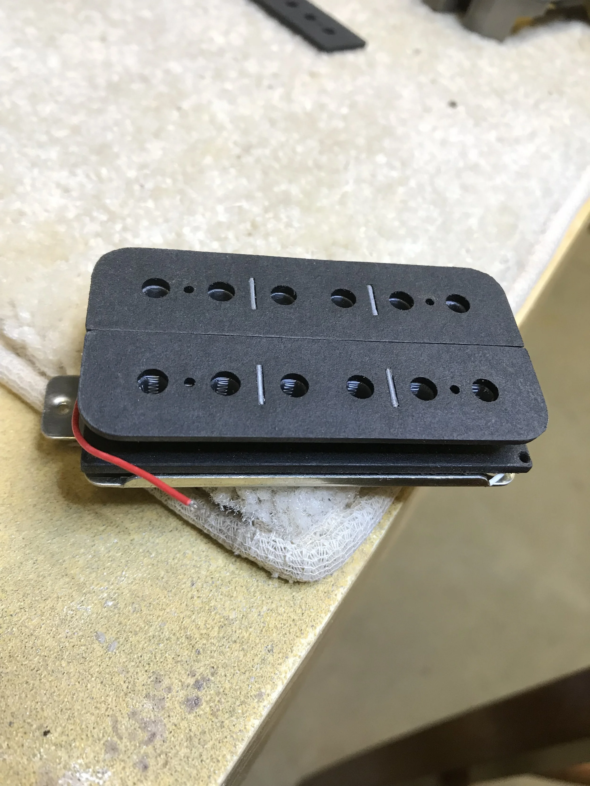  Fat Bottom bobbins during assembly 