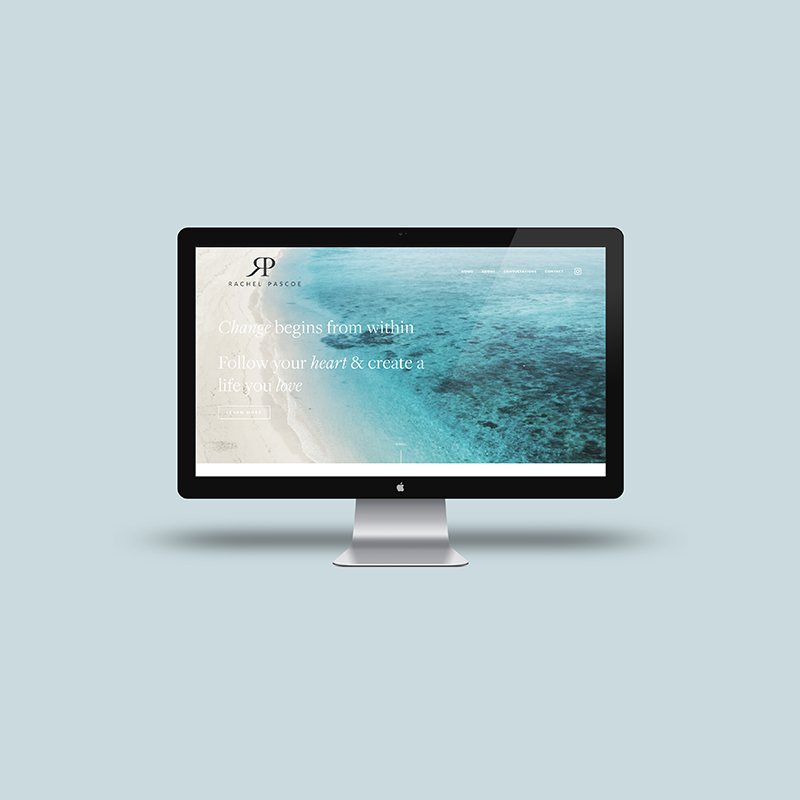 Rachel Pascoe Sydney Life Coach & Sydney Mindset Coach Branding, Logo And Website Design