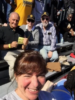 Michael Grossman, Marty Alpert, Marc Kramer. (front) Jane Carbonaro
