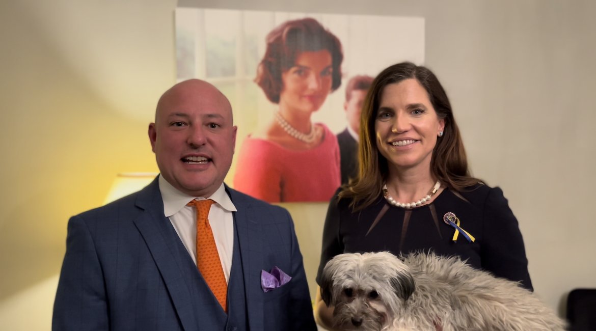 Marty Irby and Rep. Nancy Mace, R-S.C. in February of 2022