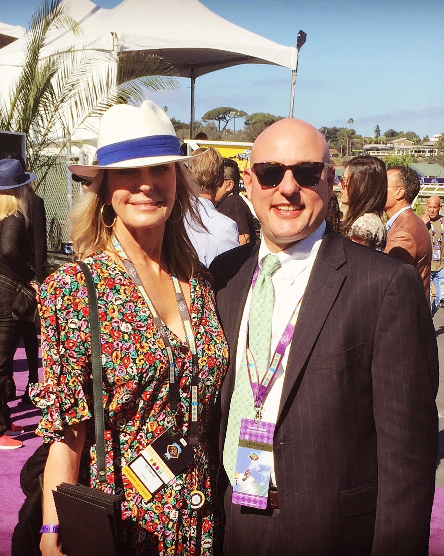 Actress Bo Derek and Marty Irby in October of 2017