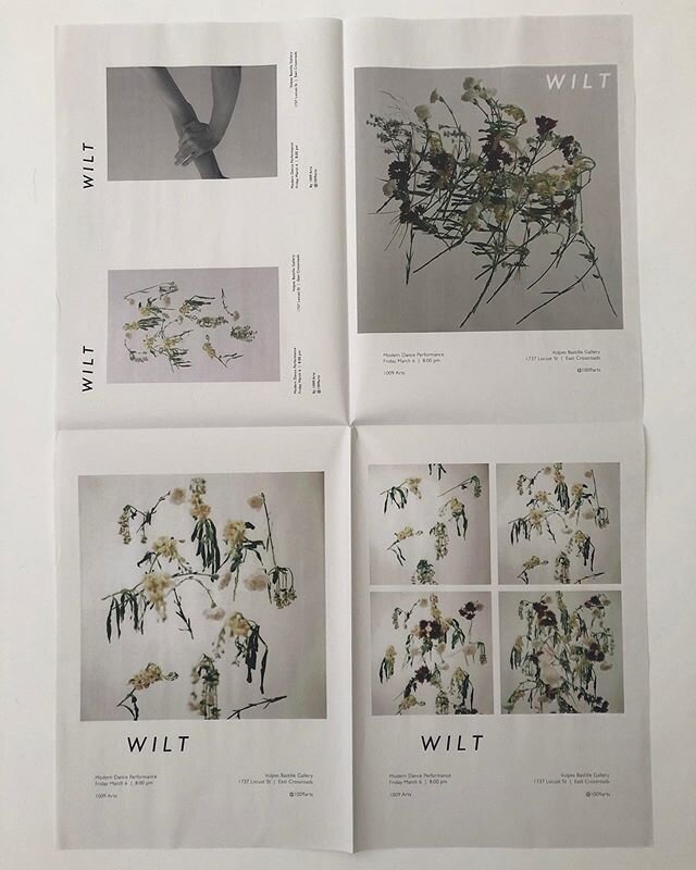 /wilt/, a multi medium dance piece will be performed one night only at the @vulpes.bastille gallery on March 6th at 8pm